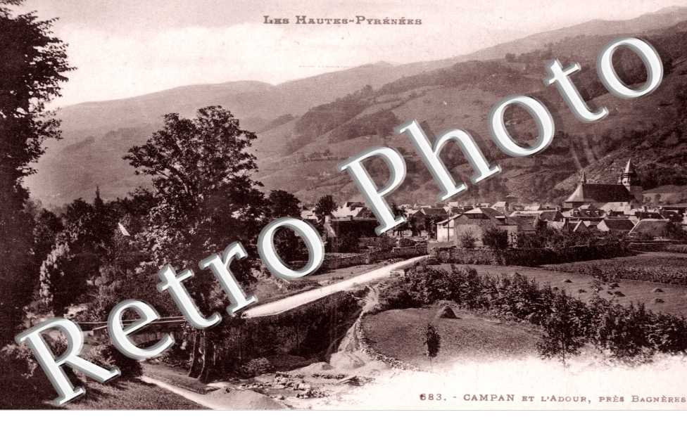 Campan et l'Adour pres bagneres