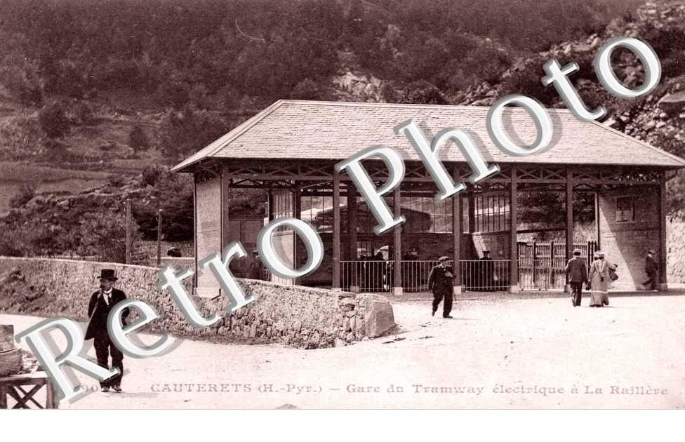 Gare du Tramway electrique a la Raillere