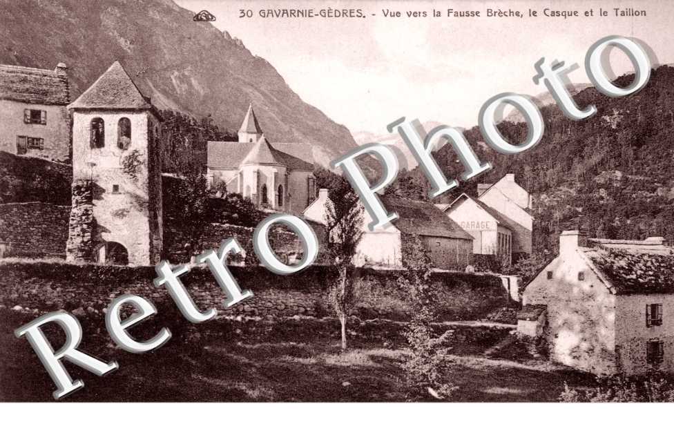 Vue vers la fausse Breche - le casque et le taillon