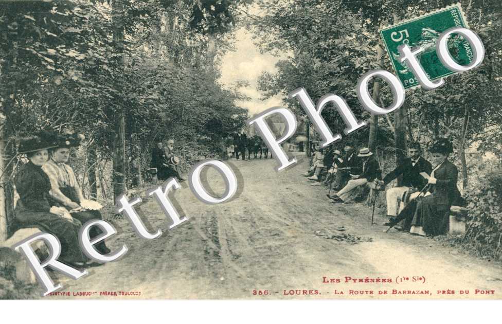la route de Barbazan
