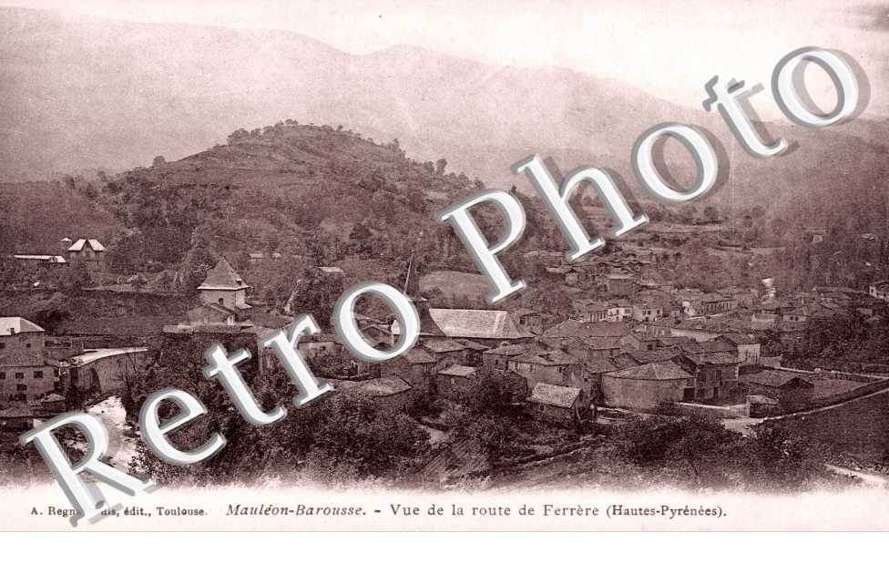 Vue de la route de Ferrere