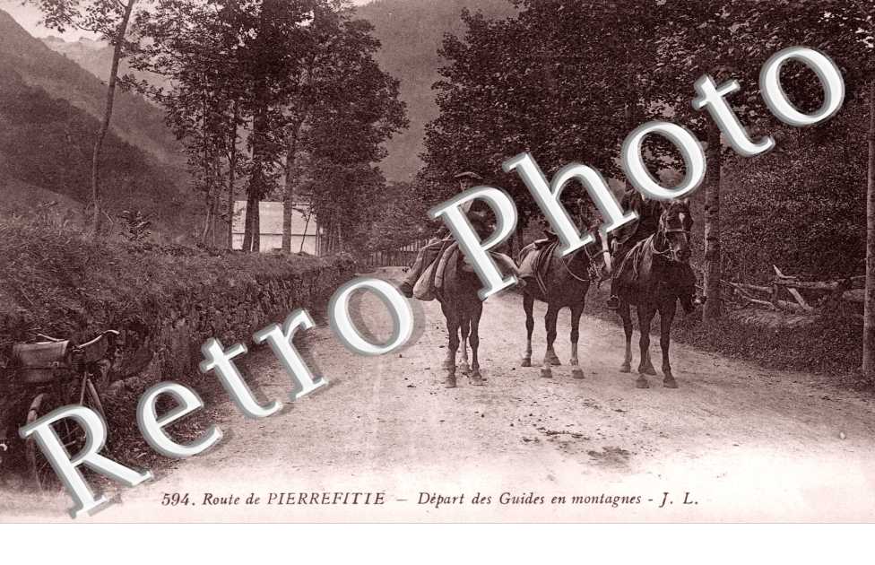 Depart des guides en montagnes