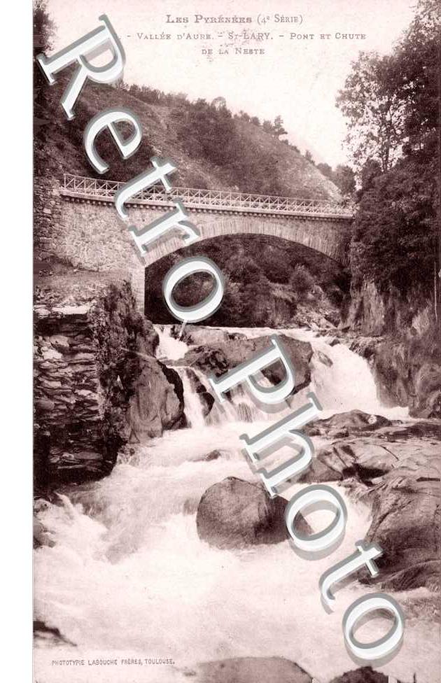 Pont et chute de la Neste