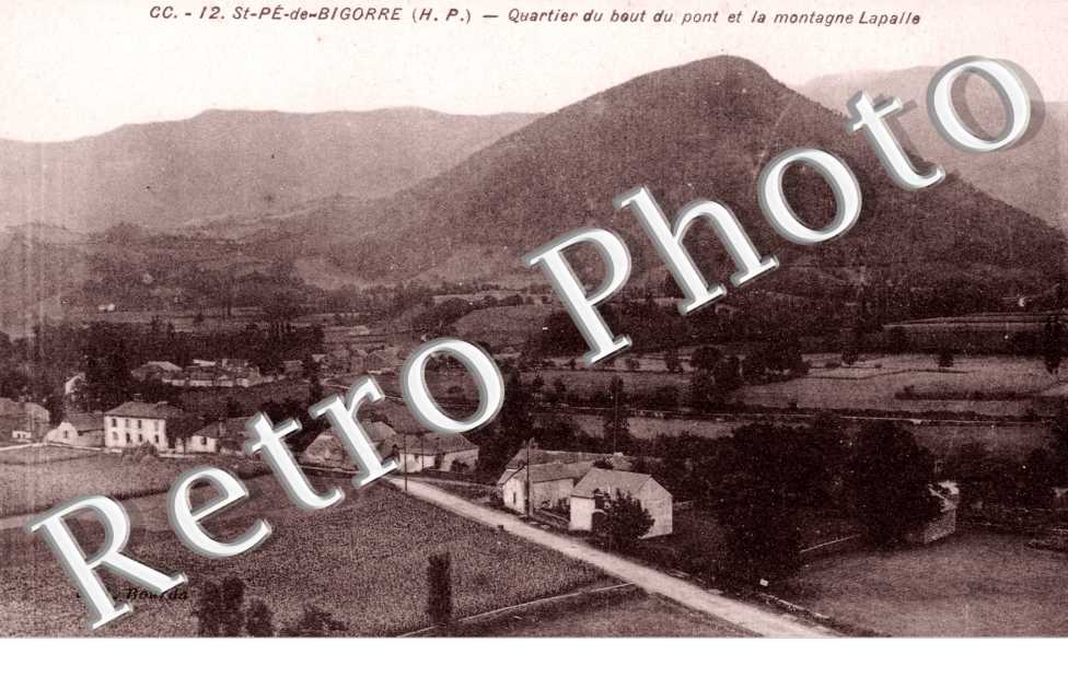 Quartier du bout du Pont et le La Montagne Lapalle