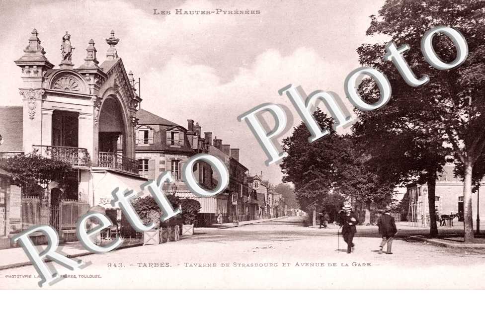 la Taverne de Strasbourg et l'Avenue de la Gare