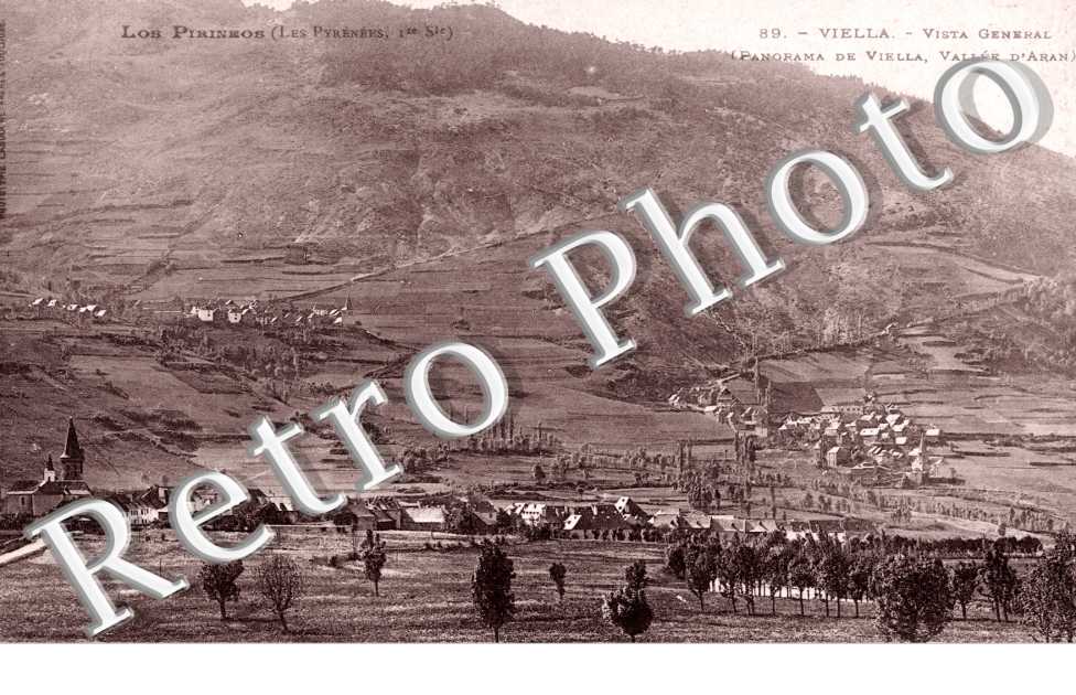 Vue Generale, Panorama de Viella, la Vallee d'Aran