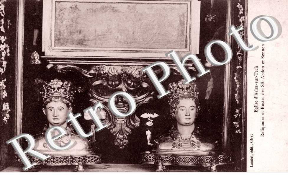 reliquaire et bustes des SS.  Abdon et Sennen