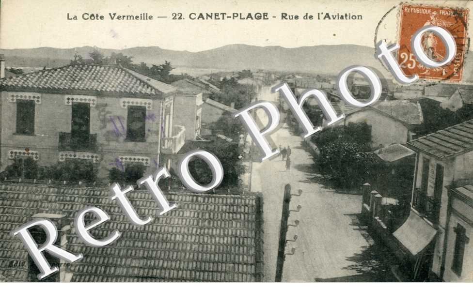 Canet-plage  -   Rue de l'aviation