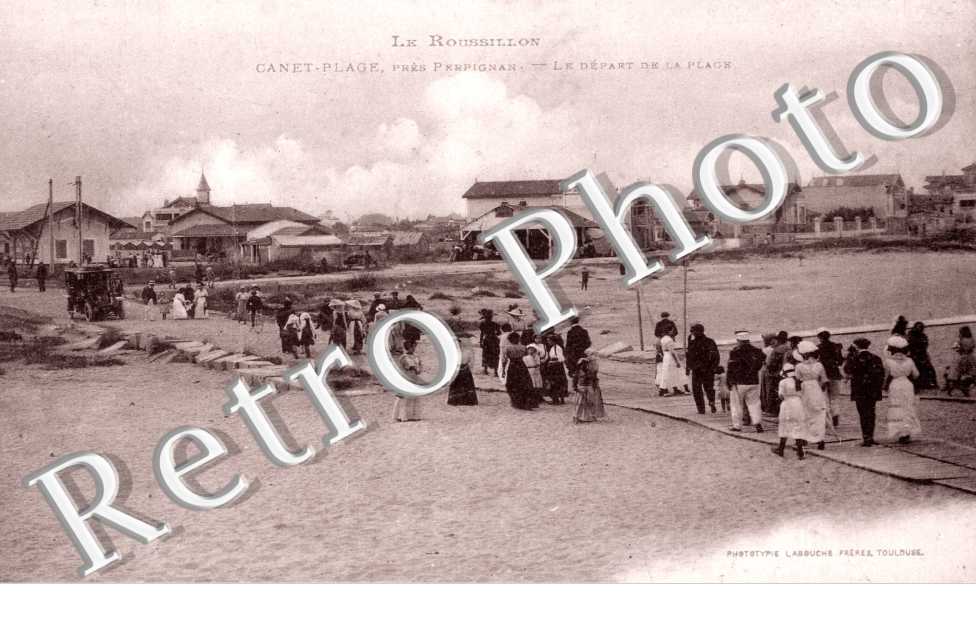 le depart de la plage