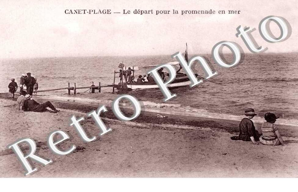 Canet-plage - Le depart pour la promenade en mer