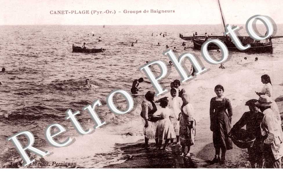 groupe de baigneurs