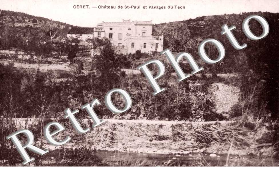 chateau de Saint-Paul et ravages du Tech