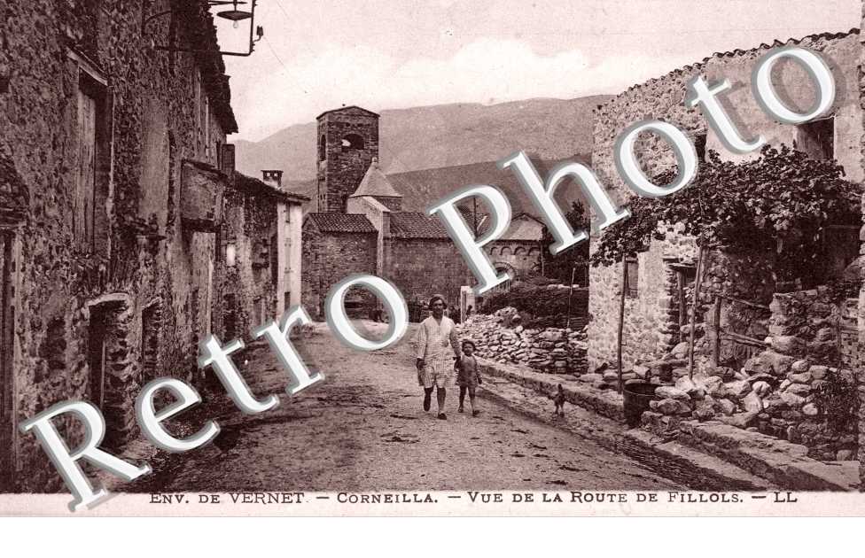 Vue de la route de Fillols