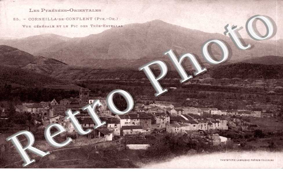 vue generale et le pic de Tres-Estellas