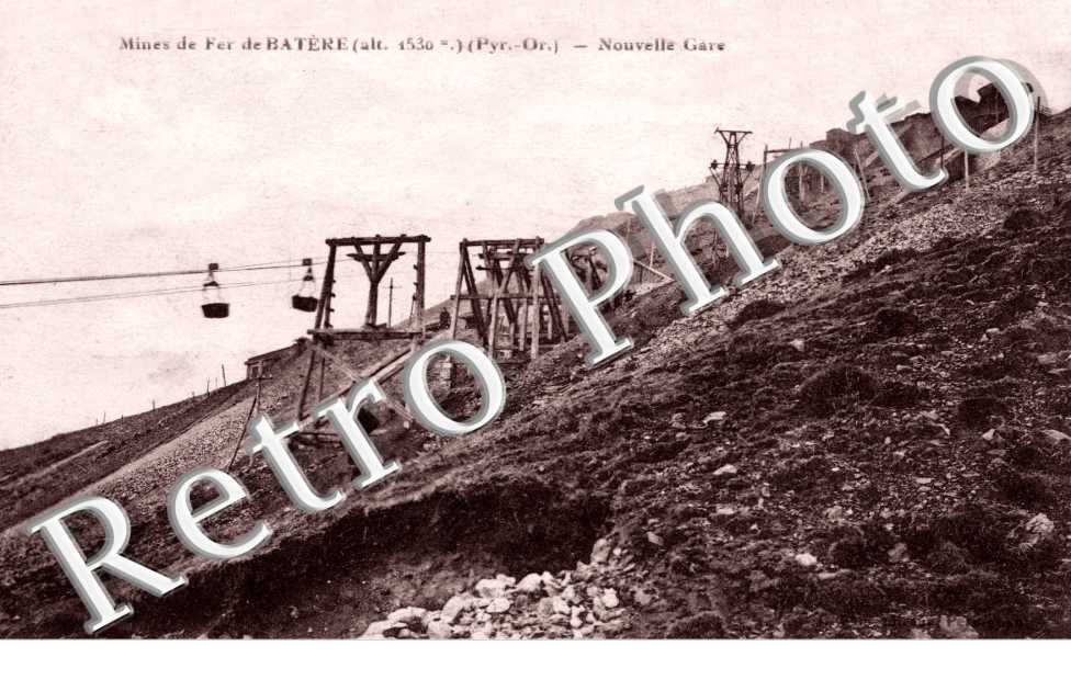 Mines de fer de Batere (alt 1530 m)  Nouvelle gare