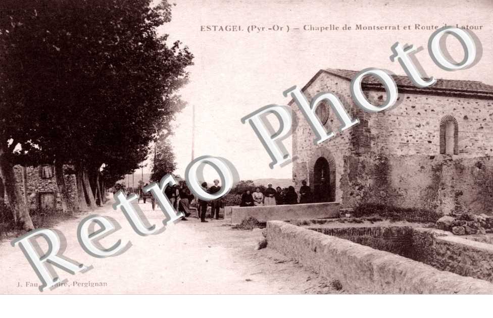 chapelle de Montserrat et route de Latour