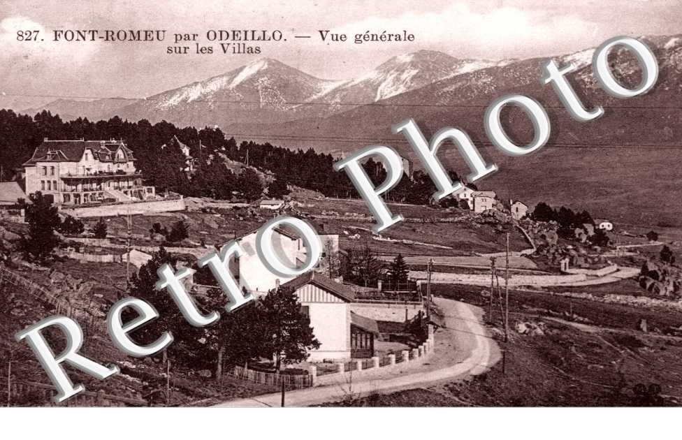 vue generale sur les vilas