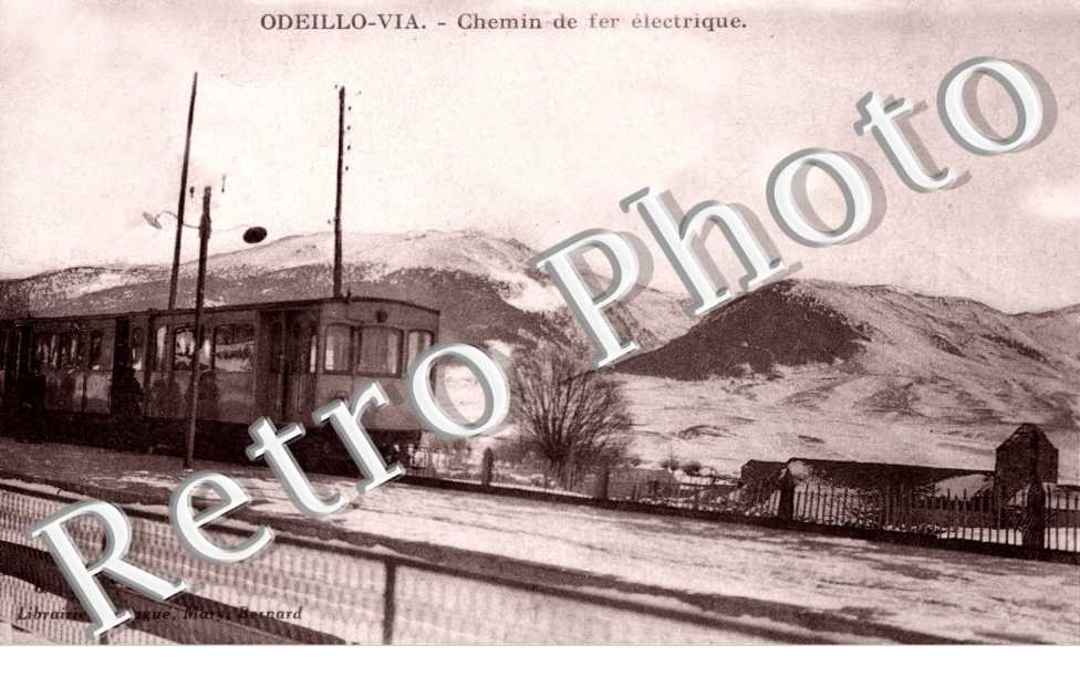 ODEILLO-VIA  -  chemin de fer electrique