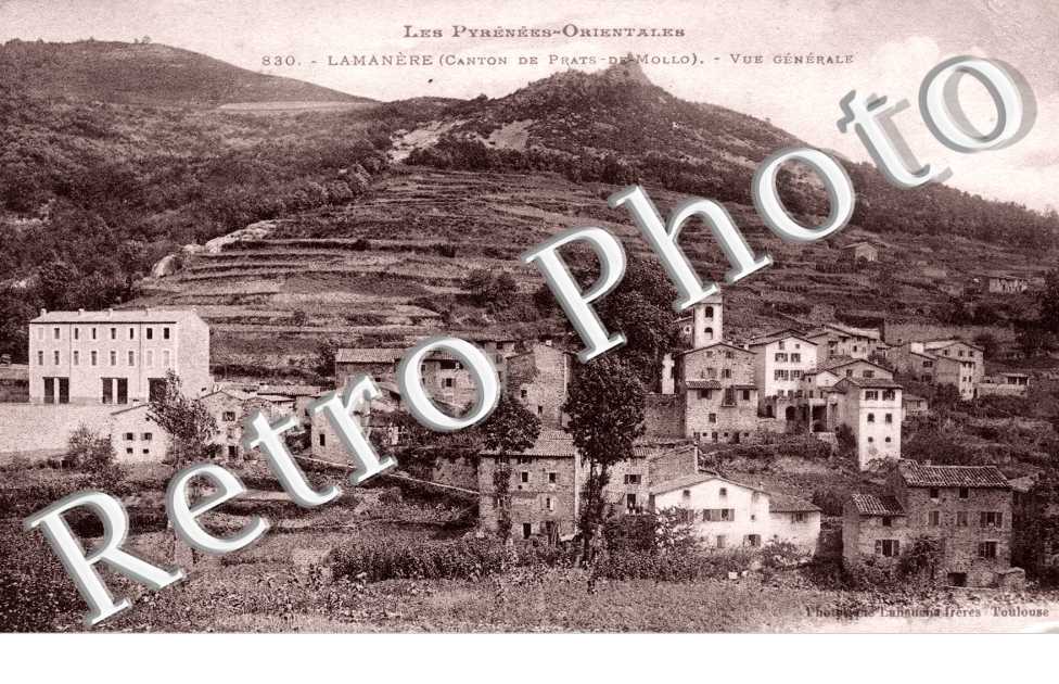Lamanere (canton de Prats-de-Mollo) Vue generale
