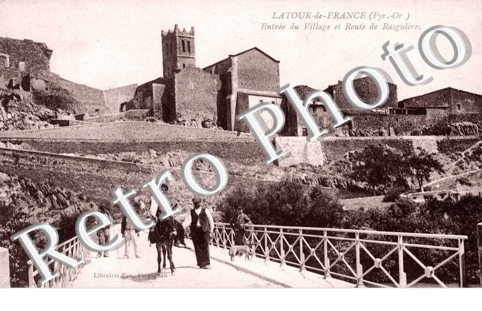entree du village et route de Rasguieres