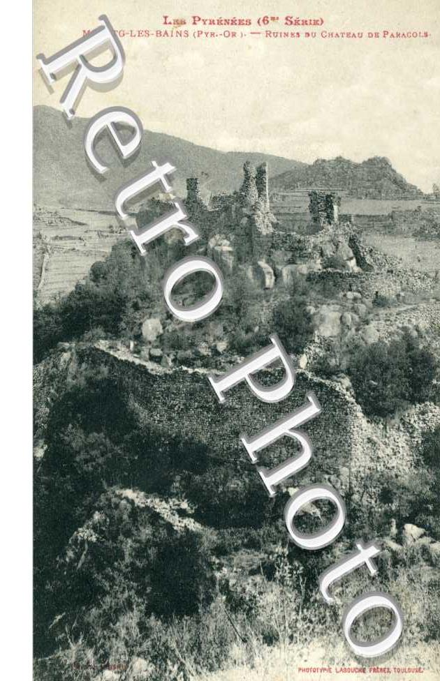 ruines du chateau de Paracols