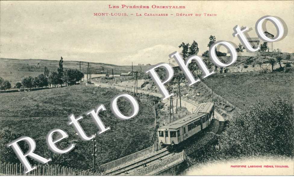 la Cabanasse, depart du train