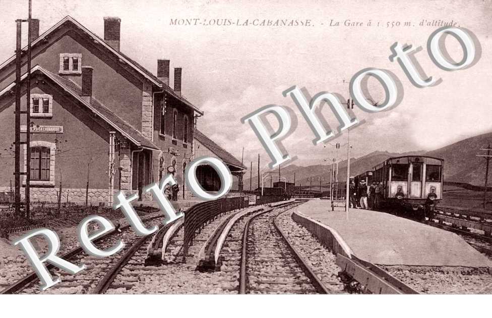 LA CABANASSE - la gare a 1550 m d'altitude