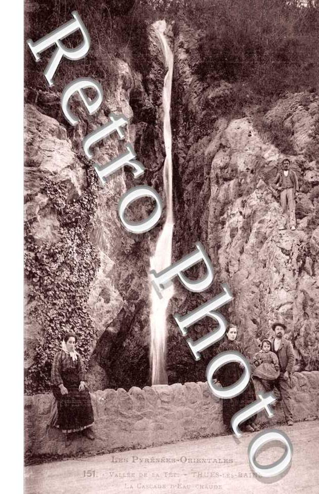 Thues les bains - La cascade d'eau chaude