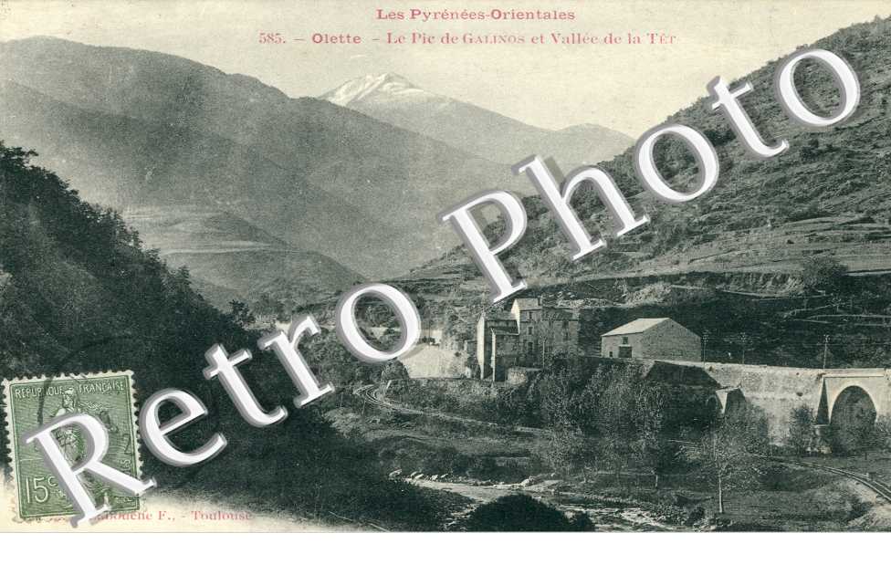 Le Pic de Galinos et vallee de la Tet