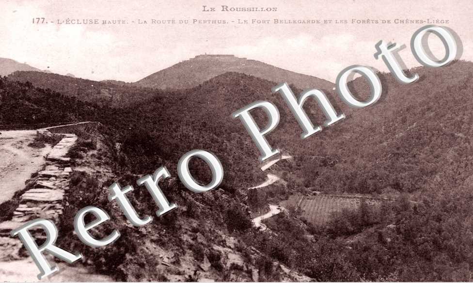 l'ecluse haute la route de Perthus, le fort Bellegarde