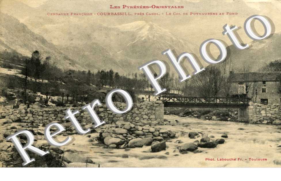 Courbassill - le col de Puymaurens au fond