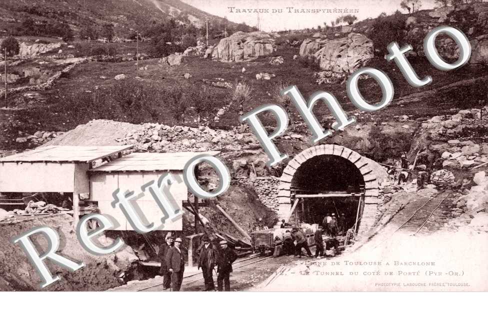 Le tunnel du coté de Porté