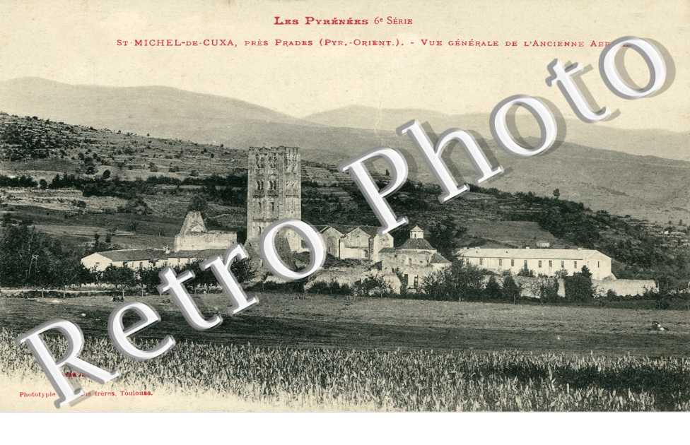 St Michel de Cuxa vue generale de l'Ancienne Abbaye