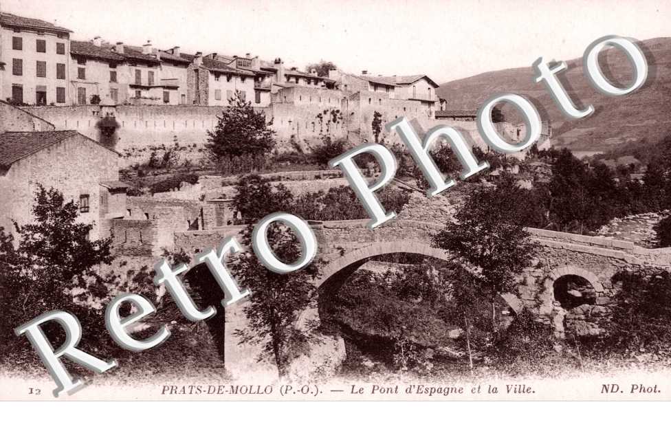 Le Pont d'espagne et la ville