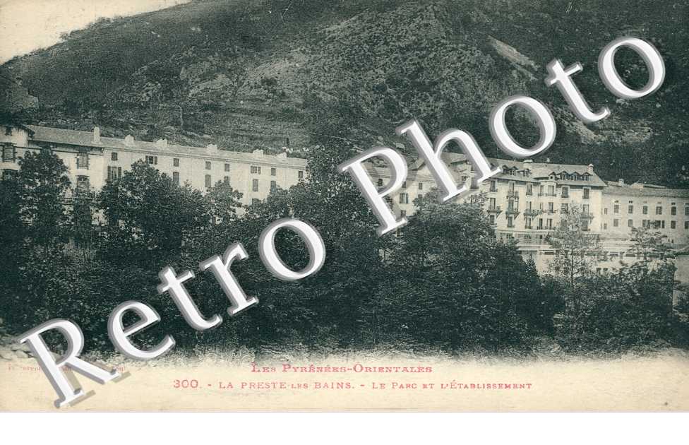 La Preste les Bains le parc et l'etablissement