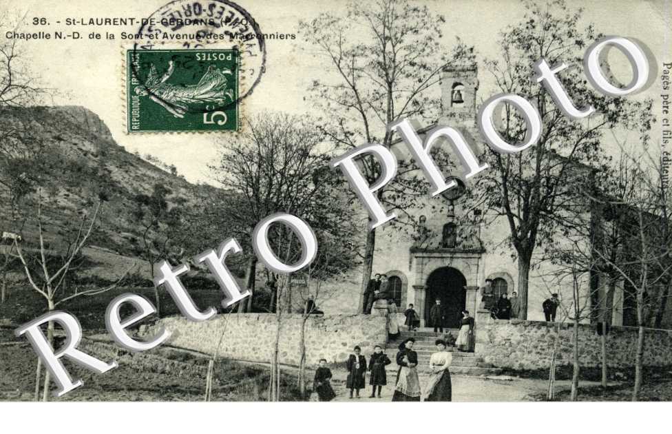 chapelle Notre-Dame de la Sort et avenue des Marronniers
