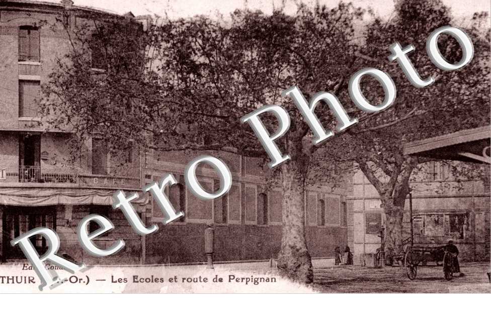 Les ecoles et route de Perpignan