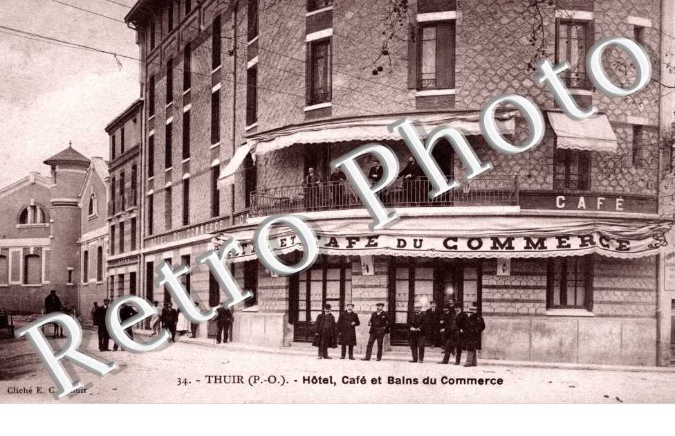 Hotel, Cafe et Bains du Commerce