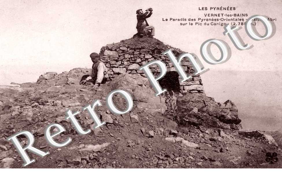 Maison abri sur le Pic du Canigou