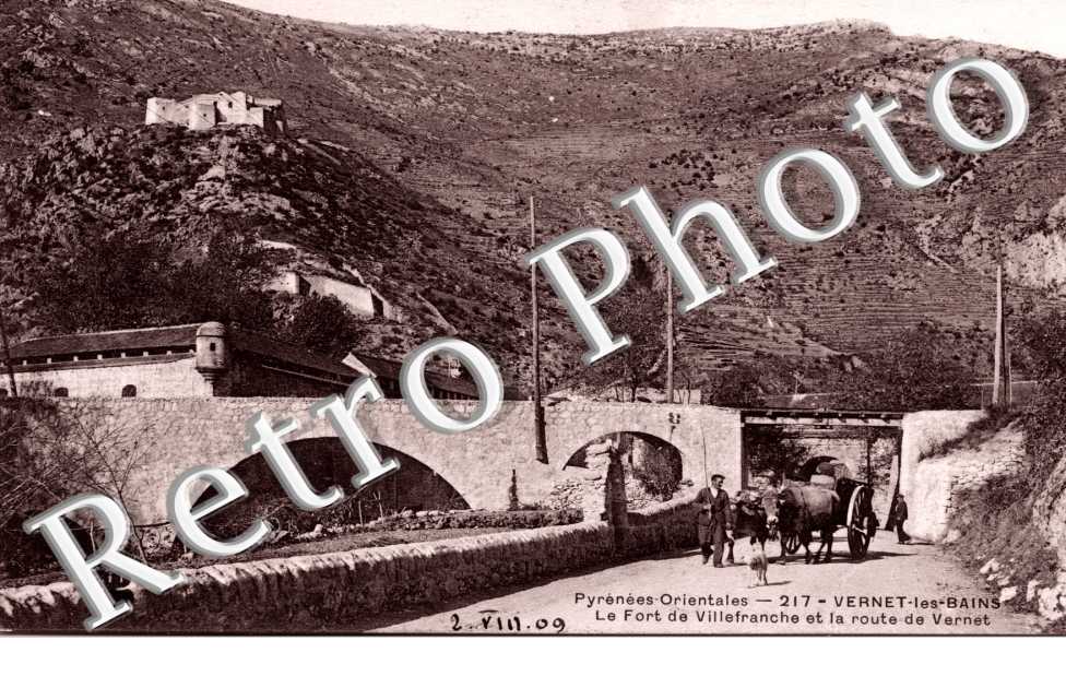 le fort de Villefranche et la route de Vernet