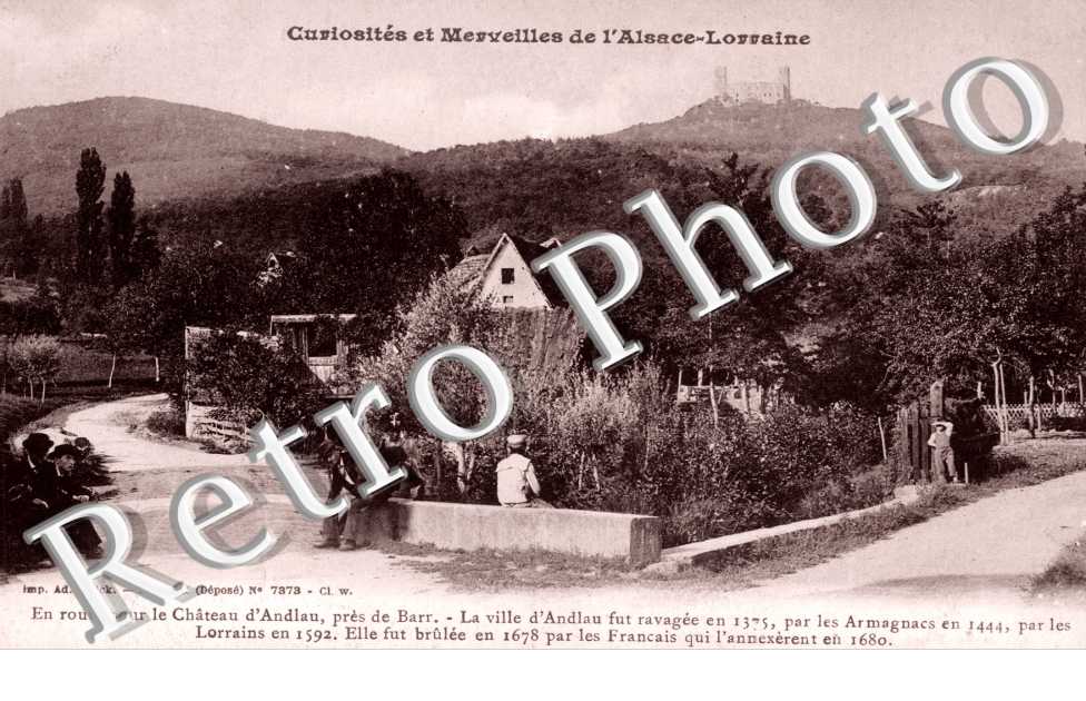 En Route pour le Chateau d'Andlau