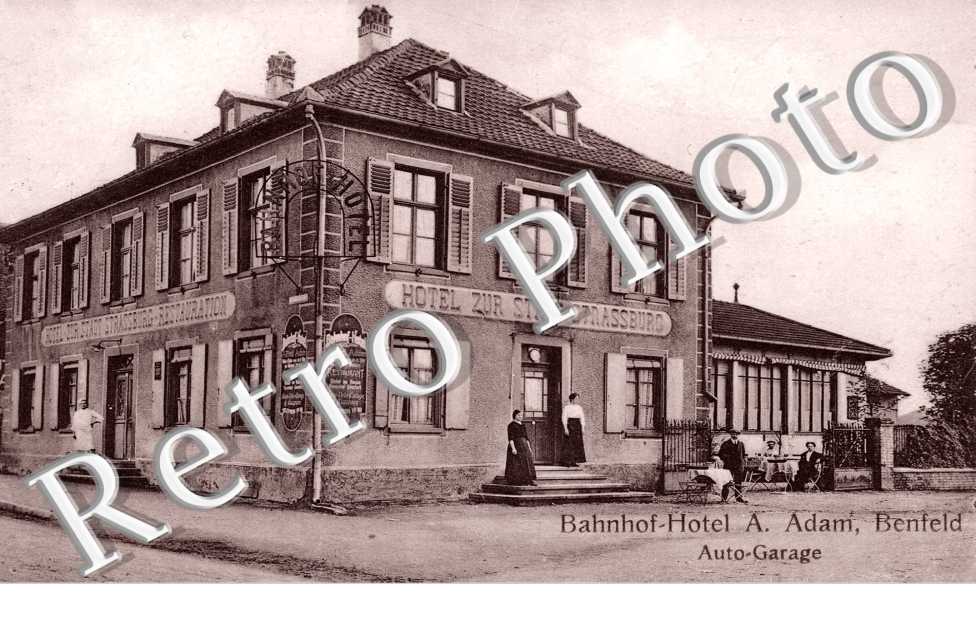 Bahnhof-hotel A. Adam - auto-garage