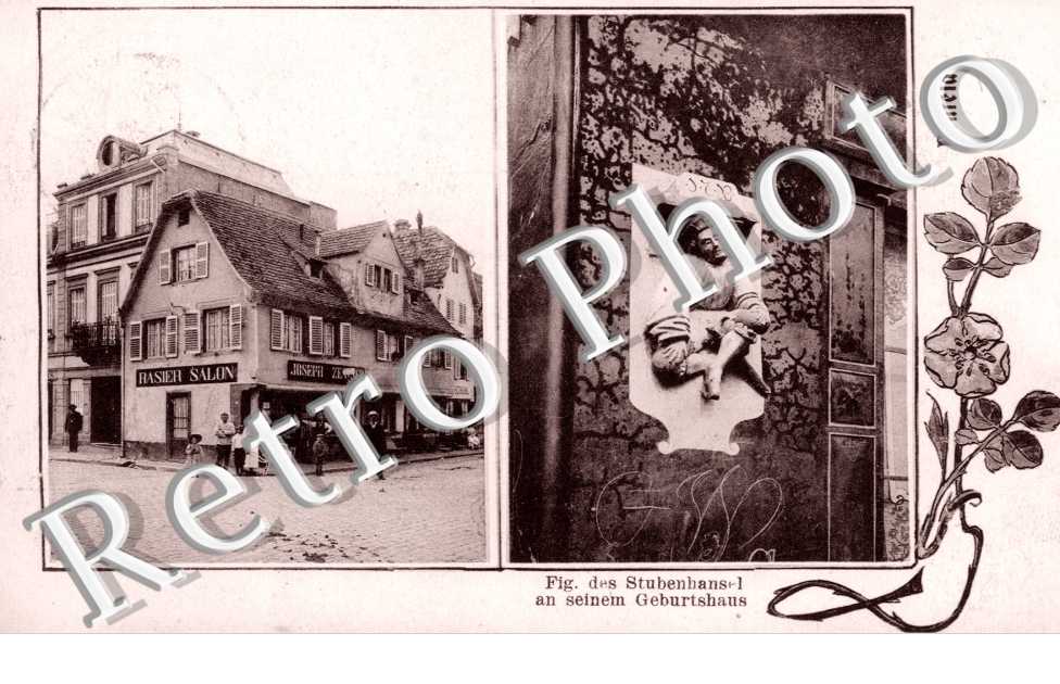 Fig. des Stubenhansel an seinem Geburtshaus