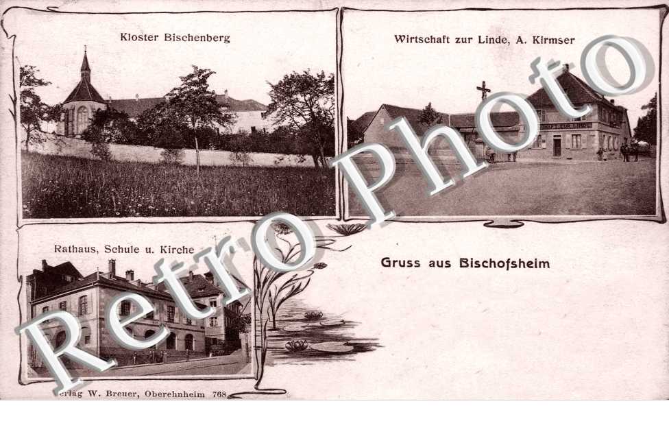 Wirtschaft zur Linde A Kirmser - Kloster - Rasthaus - Schule u. Kirche