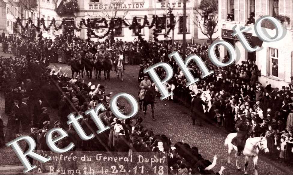l'Entree du General Duport a Brumath le 22 novembre 1918