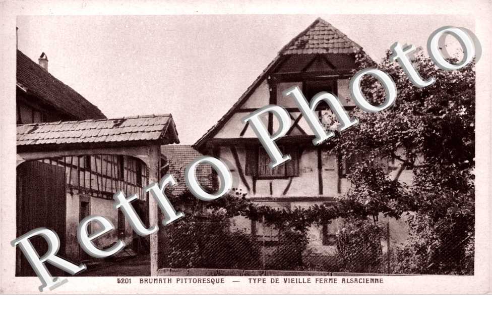 Type de Vieille Ferme Alsacienne