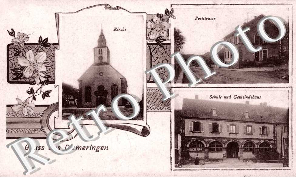 Kirche - Poststrasse - Schule