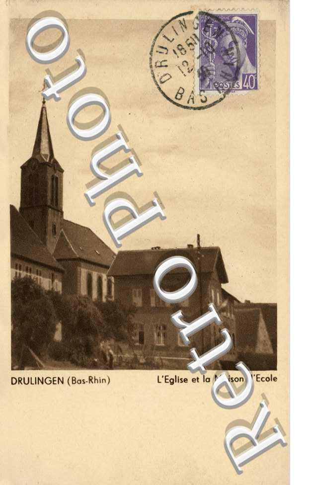 l'église et la maison d'école