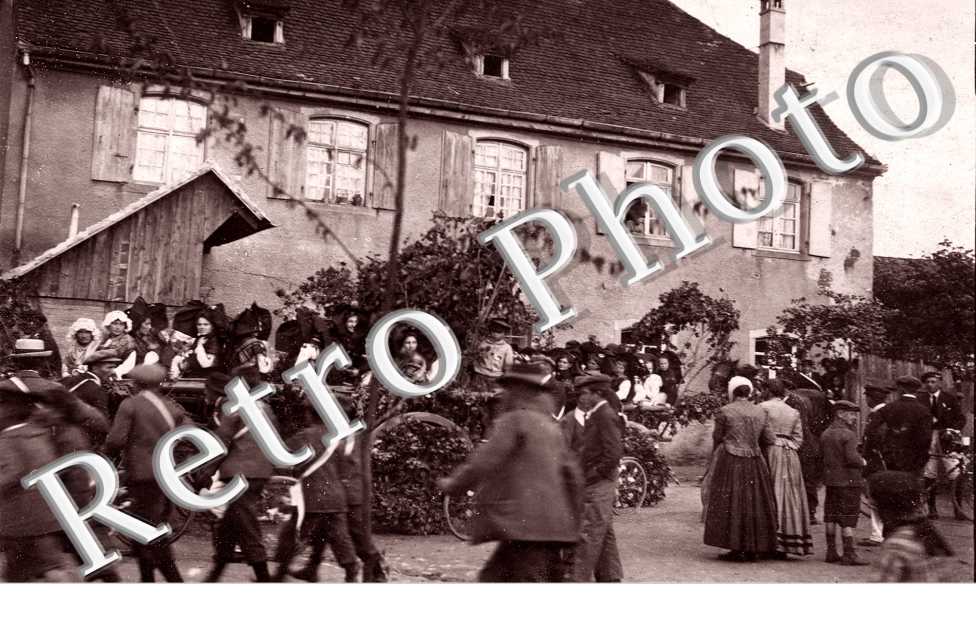 Rassemblement d'attelages et de personnes