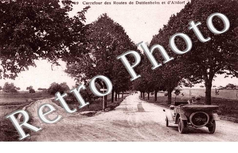 carrefour des routes de Duttlenheim et d'Altdorf